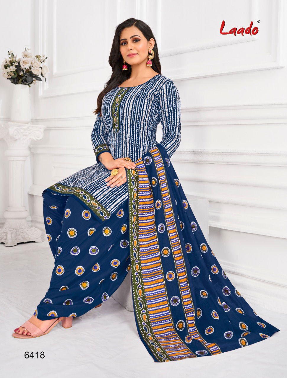 Laado 64 Cotton Printed Latest Designer Casual Wear Dress Material Collection